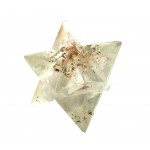 Selenite in Resin Merkaba Star